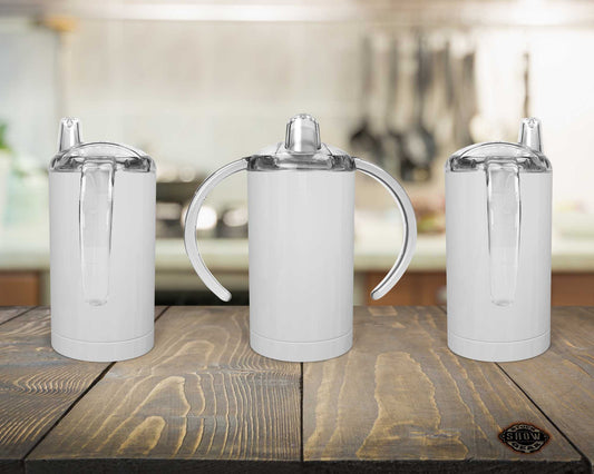 Shorthorn Calf 12oz. Straight Sippy Training Cup-Happy Wreath