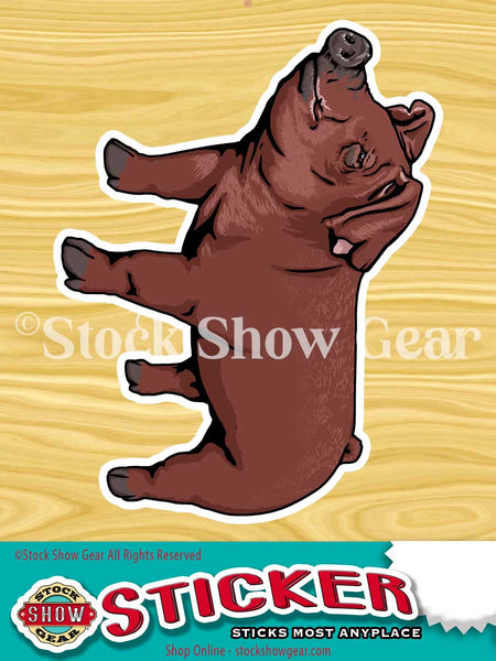 Duroc Pig Stickers