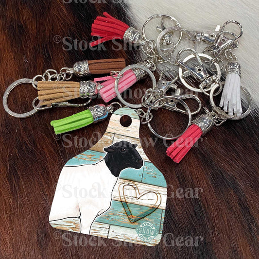 Dorper Sheep Keychains