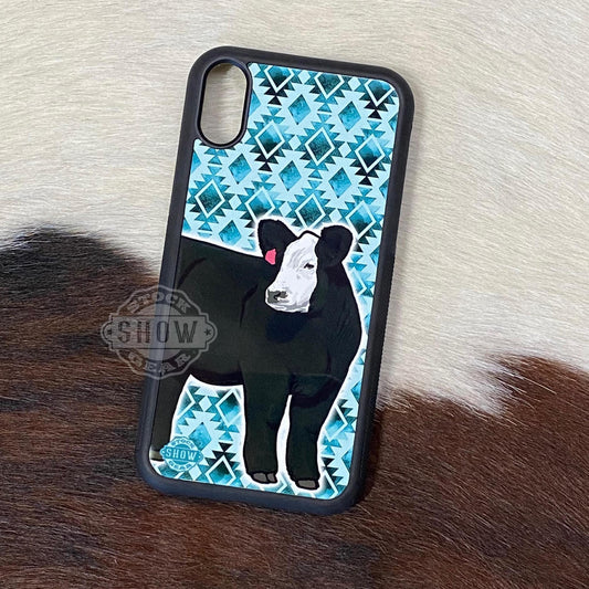 Black Baldy “Turquoise Aztec” Phone Cases