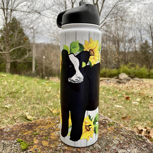Black Baldy "Sunflower Wreath" Tumblers