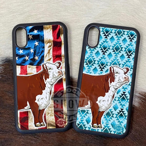 Red Hereford Phone Cases