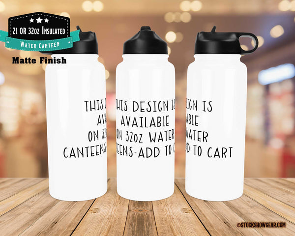 Belted Galloway "Practice Quote" Tumbler Design