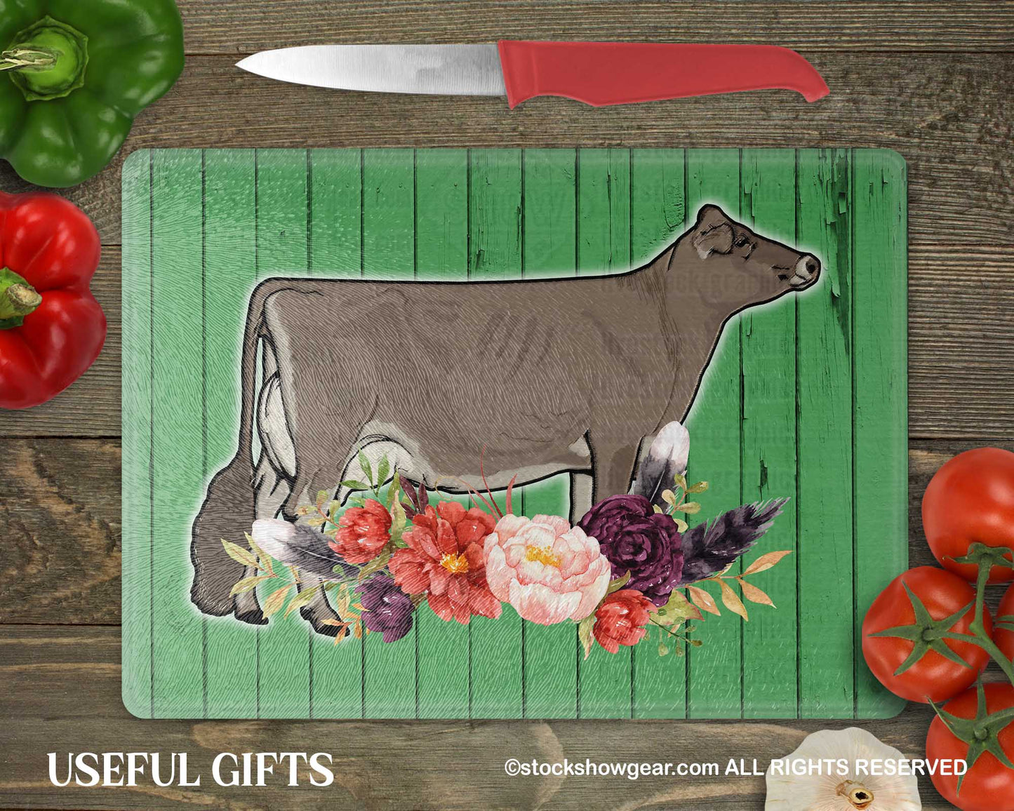 Brown Swiss Glass Cutting Boards