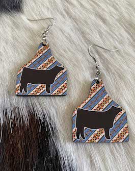 Black Heifer "Blue Southwest" Earrings