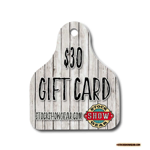 Stock Show Gear Gift Cards