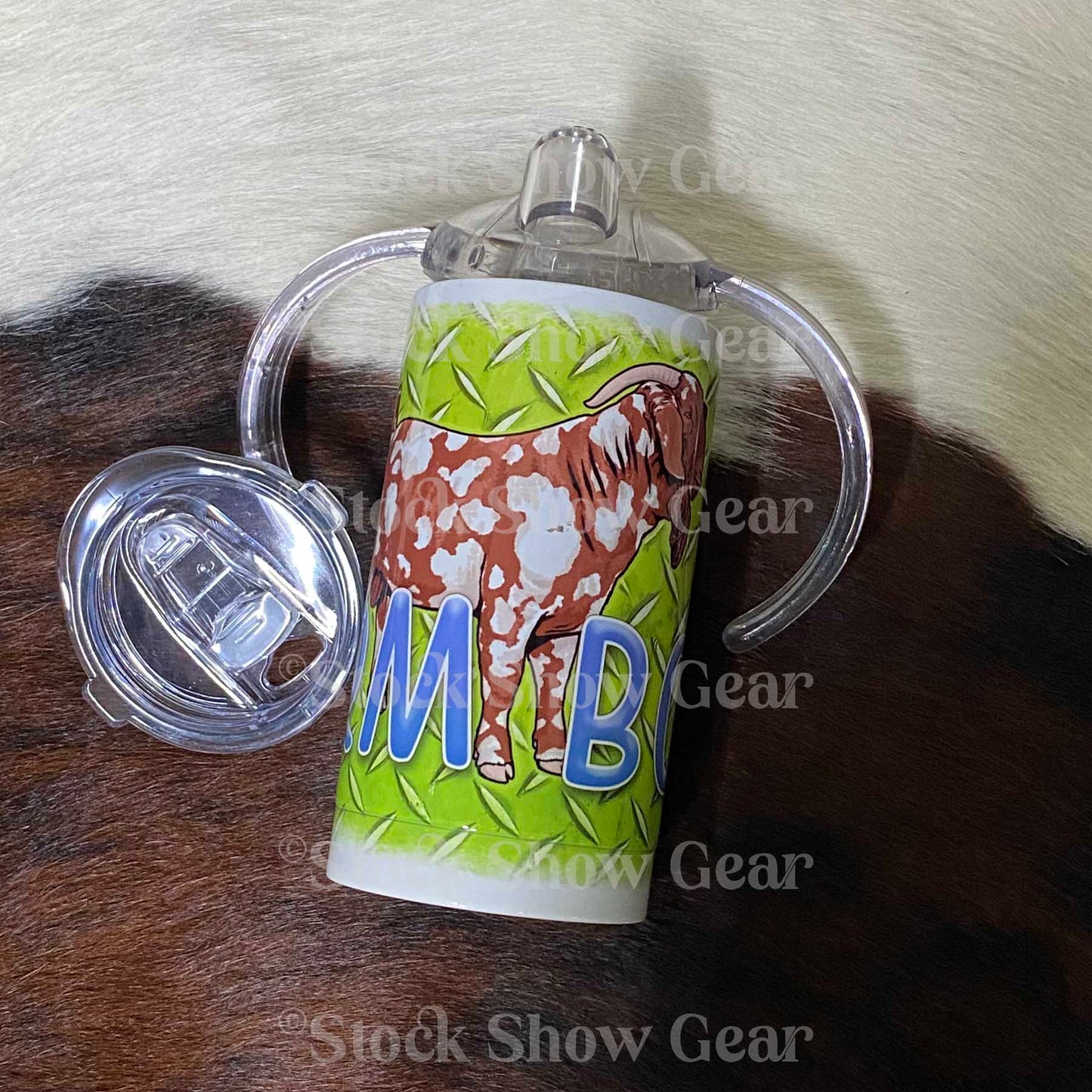 Dapple Boer Buck "Farm Boy" Sippy Training Cup