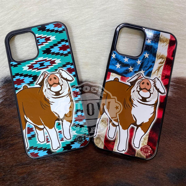 Hereford Pig Phone Cases