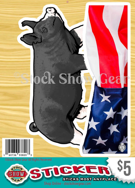 Berkshire Pig Sticker Designs