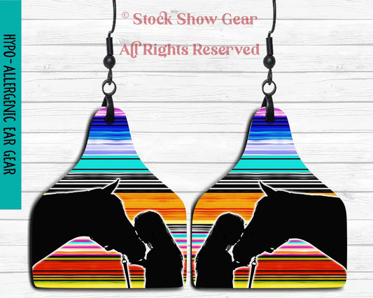 Western-Horse Earring Designs