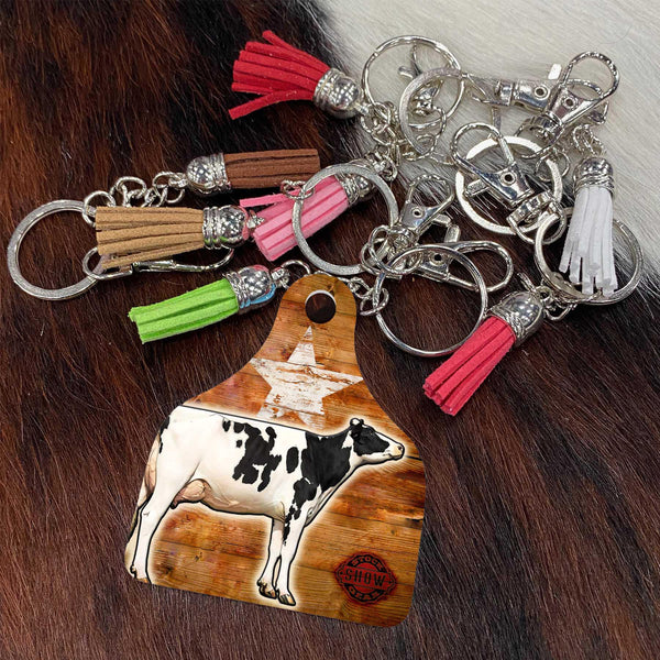Holstein Cow Keychains