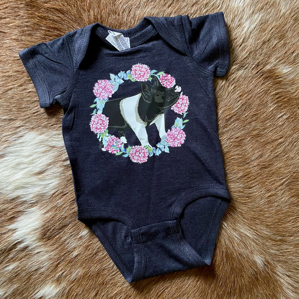 Hampshire Pig Infant Bodysuit by Stock Show Gear