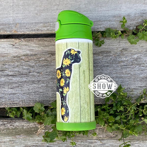 Sunflower Lamb Flip Sip Tumbler