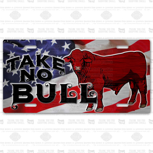 Take No Bull License Plates
