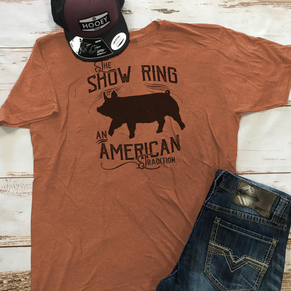 Up Eared Pig-Original Show Ring-American Tradition Tee