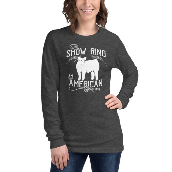 Show Steer-Show Ring American Tradition Long Sleeve Tee