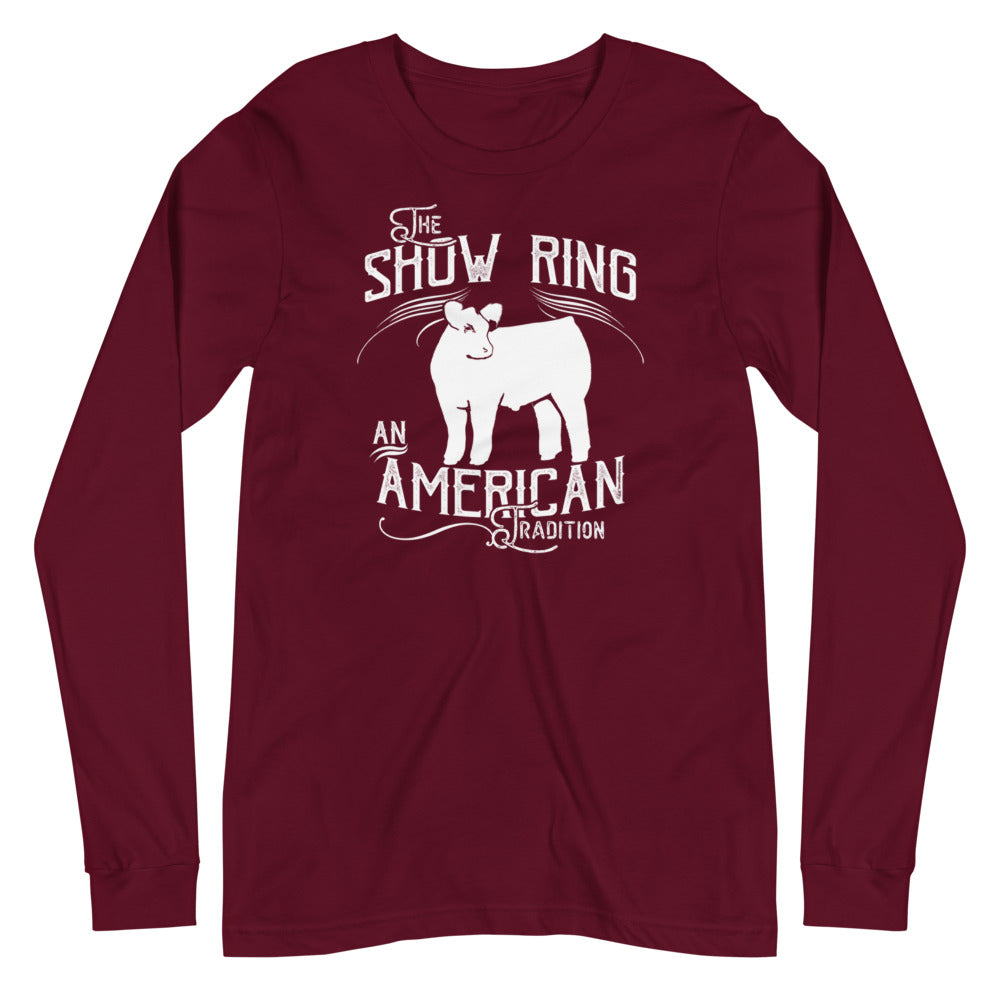 Show Steer-Show Ring American Tradition Long Sleeve Tee