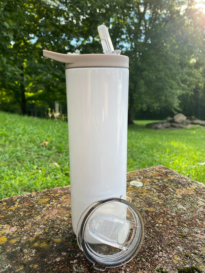 Black Holstein-Turquoise Metal-Arrow Design Tumblers