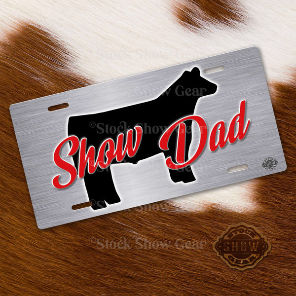 Show Steer License Plate
