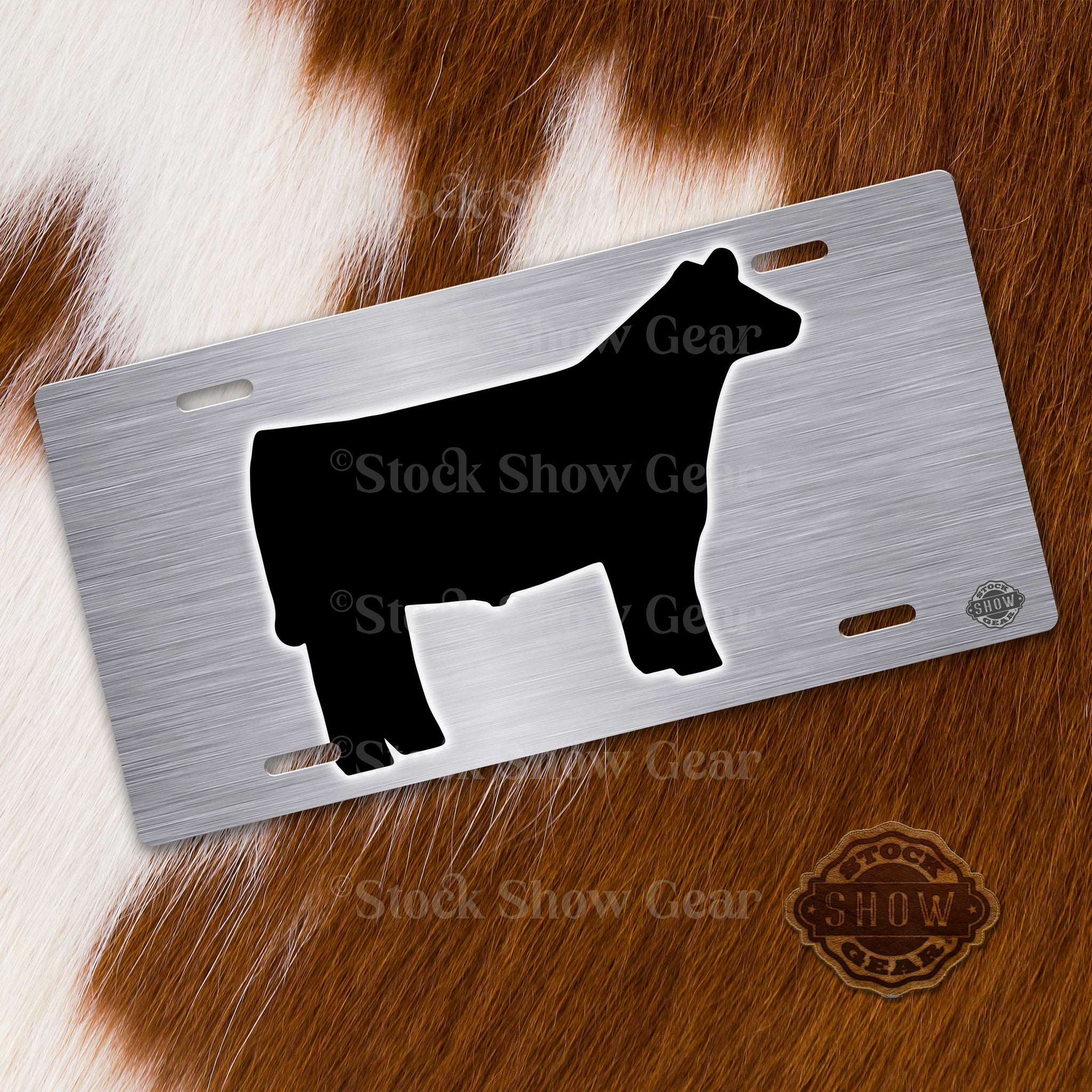 Show Steer License Plate