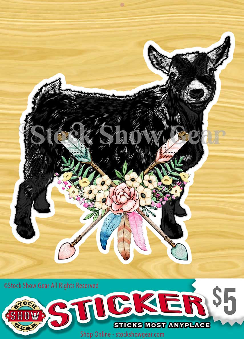 Agouti Pygmy Goat Stickers – Stock Show Gear