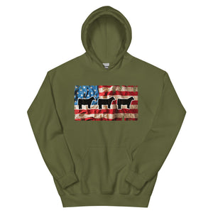 USA Show Cattle Hoodie