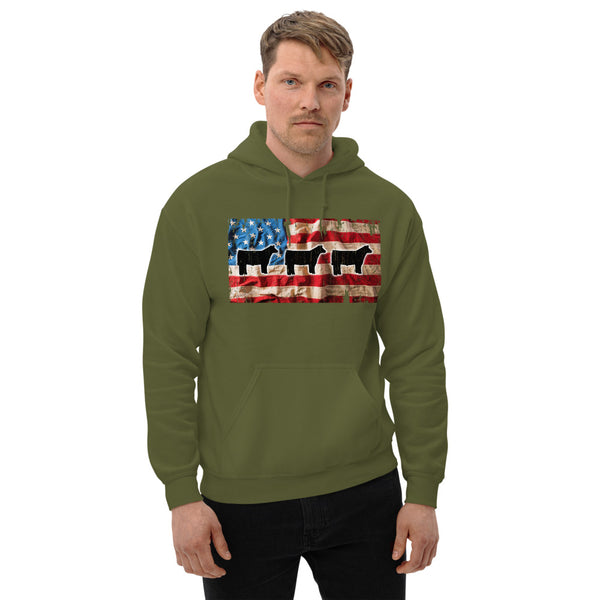 USA Show Cattle Hoodie